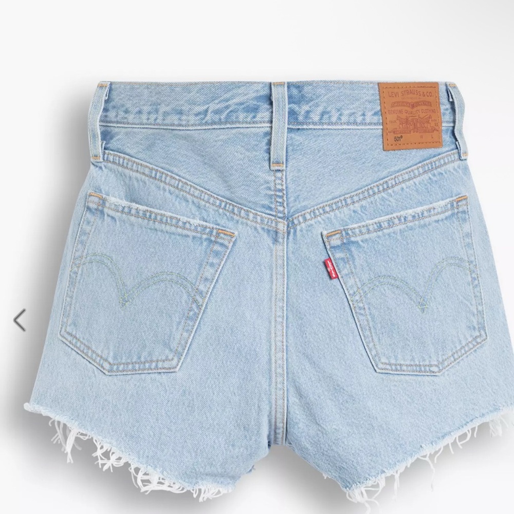 Levi's Women's 501 Sky Blue Jean Shorts